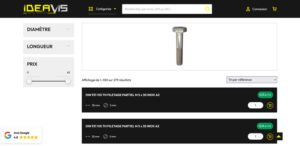 Achat vis en ligne Achat vis en ligne